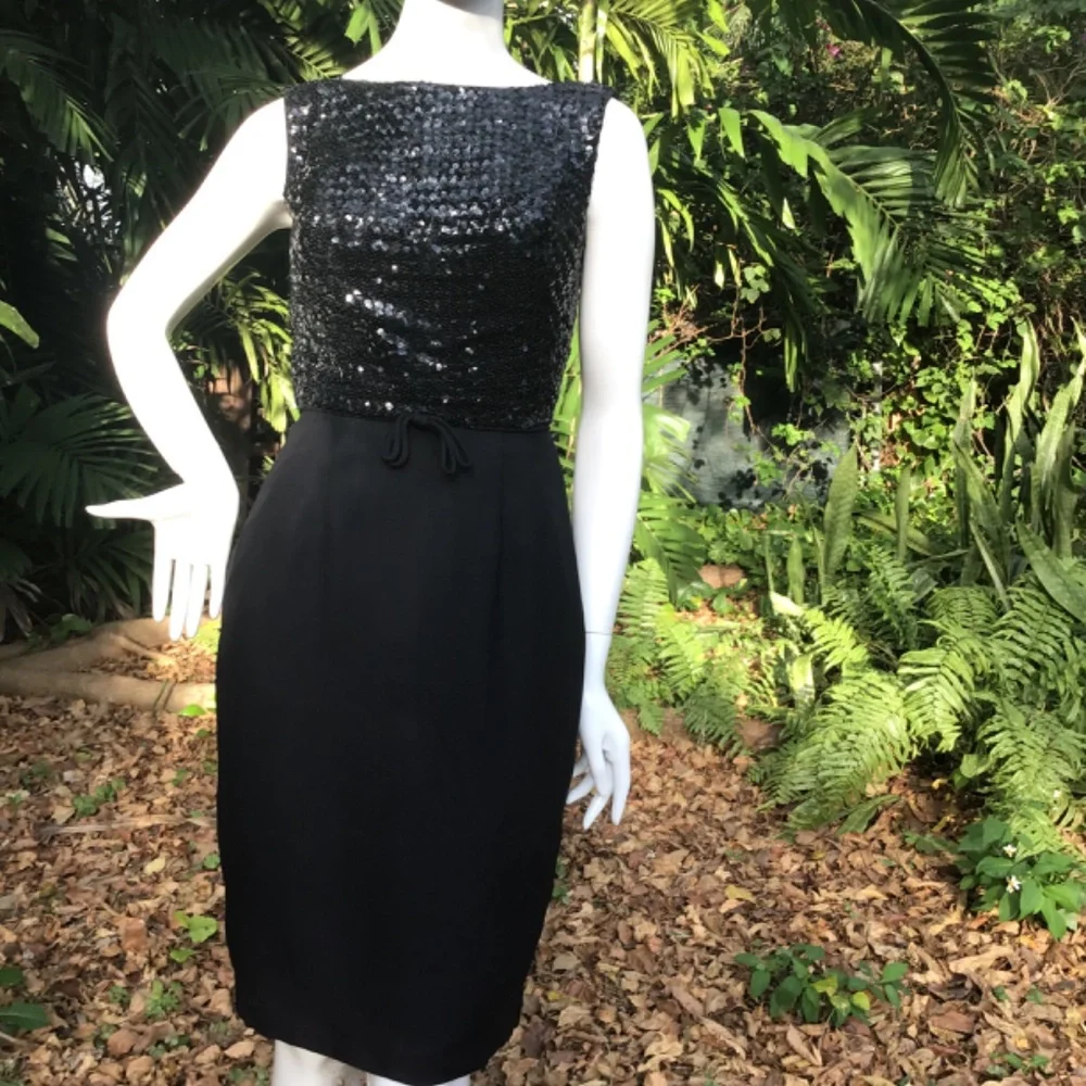 Vintage 1950s cocktail Dress - Picture 12 of 13